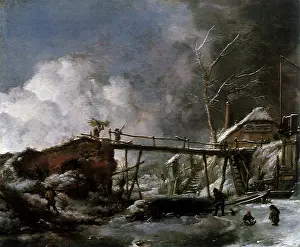 Wouwerman: Wooden Bridge