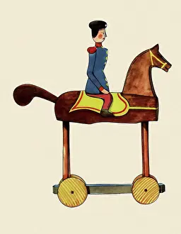 Plaything: Wooden Cavalryman