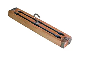 Folds: Wooden folding trouser hanger