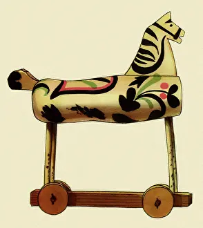 Reins: Wooden Horse on Wheels