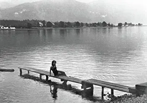 Wharves: Wooden pier on Wolfgangsee