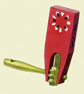 Plaything: Wooden Toy Rattle