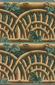Resembling: Wooden Wheel Pattern