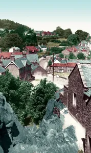 Eaves: Woodhouse Eaves, view from Rocks c1960