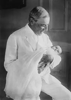 Mcadoo: Woodrow Wilson (1856-1924) with his first ?