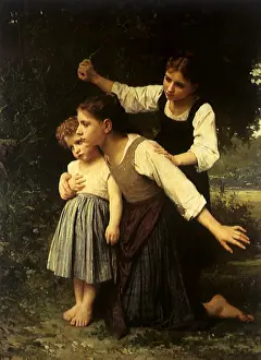 Dans: In the Woods, by Bouguereau