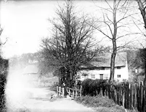 Woodside: Woodside Lane and bridge, Bexley