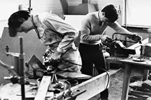 Sixtiesroger: Woodwork class, Warslow County Secondary School