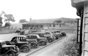 Wookey: Wookey Hole, Car Park and Restaurant c1939