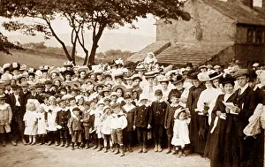Holmfirth: Wooldale School Feast, Holmfirth 1908