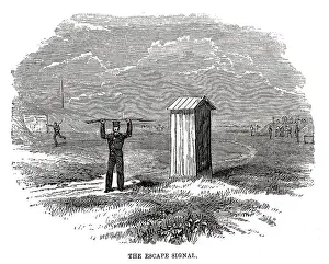 Hulks: Woolwich hulks - guards give escape signal