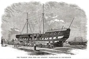 Hulks: Woolwich hulks - Warrior and Sulphur