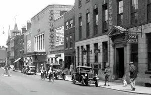 Numberplate: Worcester, Foregate Street and Post Office 1936