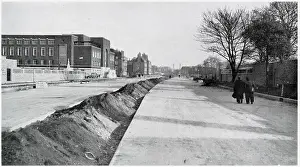 Cromwell: Work on the Cromwell Road Extension, London