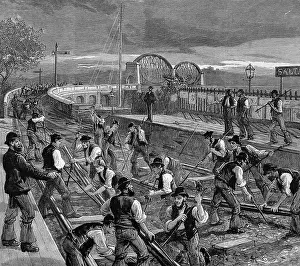 Saltash: At work on the line at Saltash
