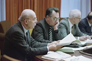 Governmental: Work meeting at Supreme Soviet of Russia