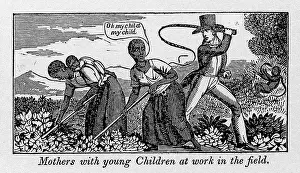 Abolitionists: During work slave mothers had to leave their ?