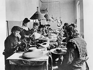 Illuminate: Work in a straw hat factory, 1909