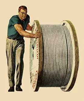 Coiled: Worker with Aluminum Coil