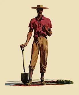 Bauxite: Worker with Bauxite