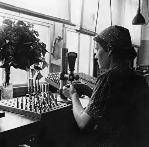 Bosch: Worker at the Bosch plant, 1936