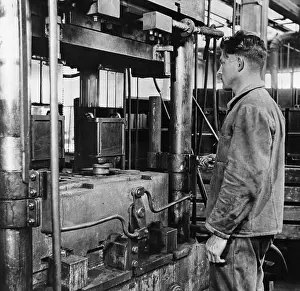 Bosch: Worker at the Bosch plant, 1936