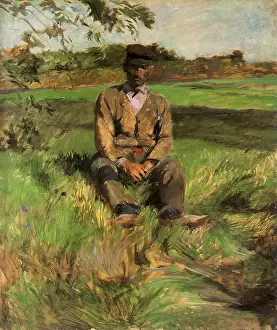 Narbonne: Worker at Celeyran, by Toulouse-Lautrec