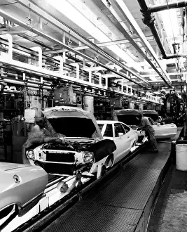 Dearborn: Workers assemble Ford Mustangs at the plant ?
