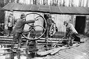Celle: Workers at a borehole in Nienhagen, 1925