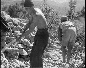 Ledo: Workers Clearing the Ledo or Burma Road