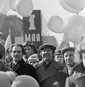 Demonstrators: Workers demonstration on May Day