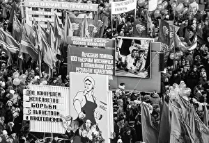 Slogans: Workers Demonstration on October Revolution Day