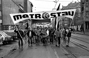 Jaromir: Workers - demonstration - Prague