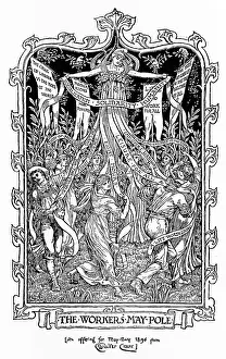 Idealism: The Workers May-Pole, design for a socialist poster