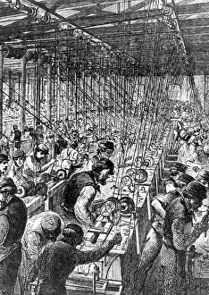 Metalworking: Workers in a metal factory, ca. 1970