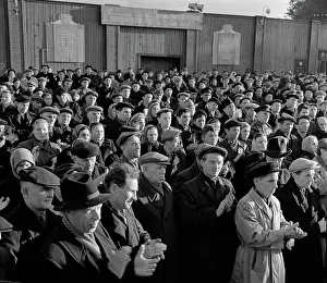 Participating: Workers at a rally