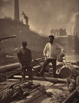 Rudders: WORKERS ON THE SILENT HIGHWAY 1877 by John ?
