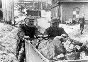 Volkssturm: Workers in a Silesian mine, 1945