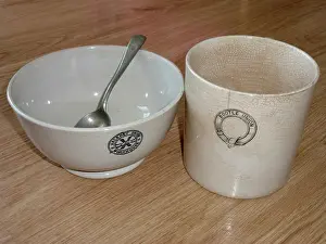 Gruel: Workhouse bowl and mug