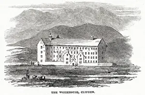 Clifden: The workhouse, Clifden, Ireland 1850