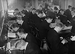 Dahlem: Working area of the Reich Press School in Berlin, 1936