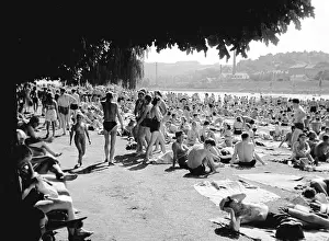 Sunbathe: Working citizens on the banks of Vltava River
