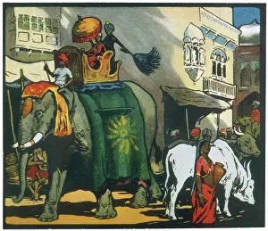 Howdah: WORKING ELEPHANT 1914