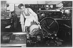 The Childrens Society: WORKING A PRINTING PRESS