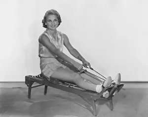 Playsuit: Working out with rowing machine