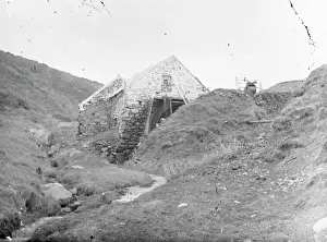 Waterwheel: Working water wheel and mill, Pembrokeshire, South Wales