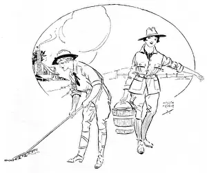 Contributing: Working women on the land, WW1