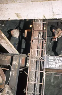 Clearing: Workmen drilling in Bristol