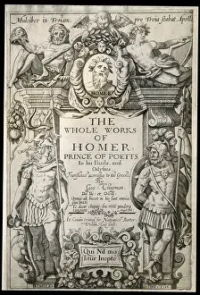 Translated: Works of Homer, First Edition translated by Chapman