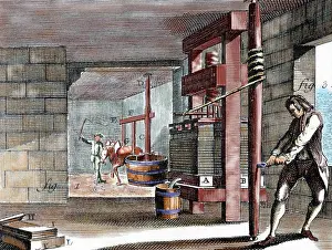 Diderot: Workshop dedicated to handcrafting the paperboard. Pulping a